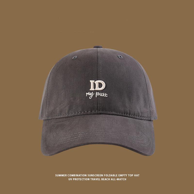 Simple Letter Embroidery Women Casual Baseball Cap For Men And Women Summer Sun Protection