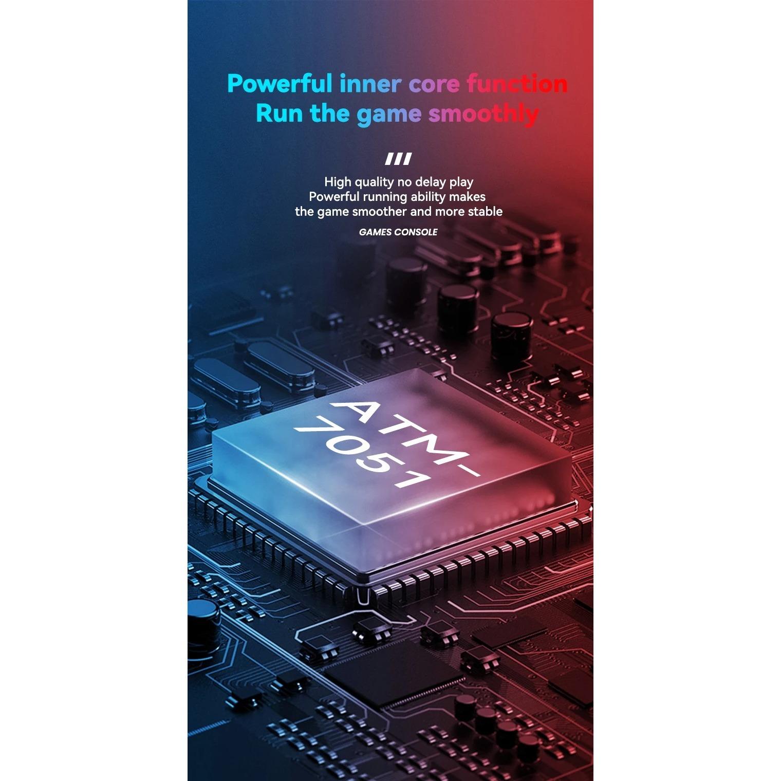 X52 портативная игровая консоль 8G 27000+ игр 5.1-дюймовый HD экран портативный — фото 15