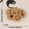 10Pcs/Bag Clothing Accessories Love Letter Leather Label Handbook Diy Embroidery Patch Printed Fabric Label Logo