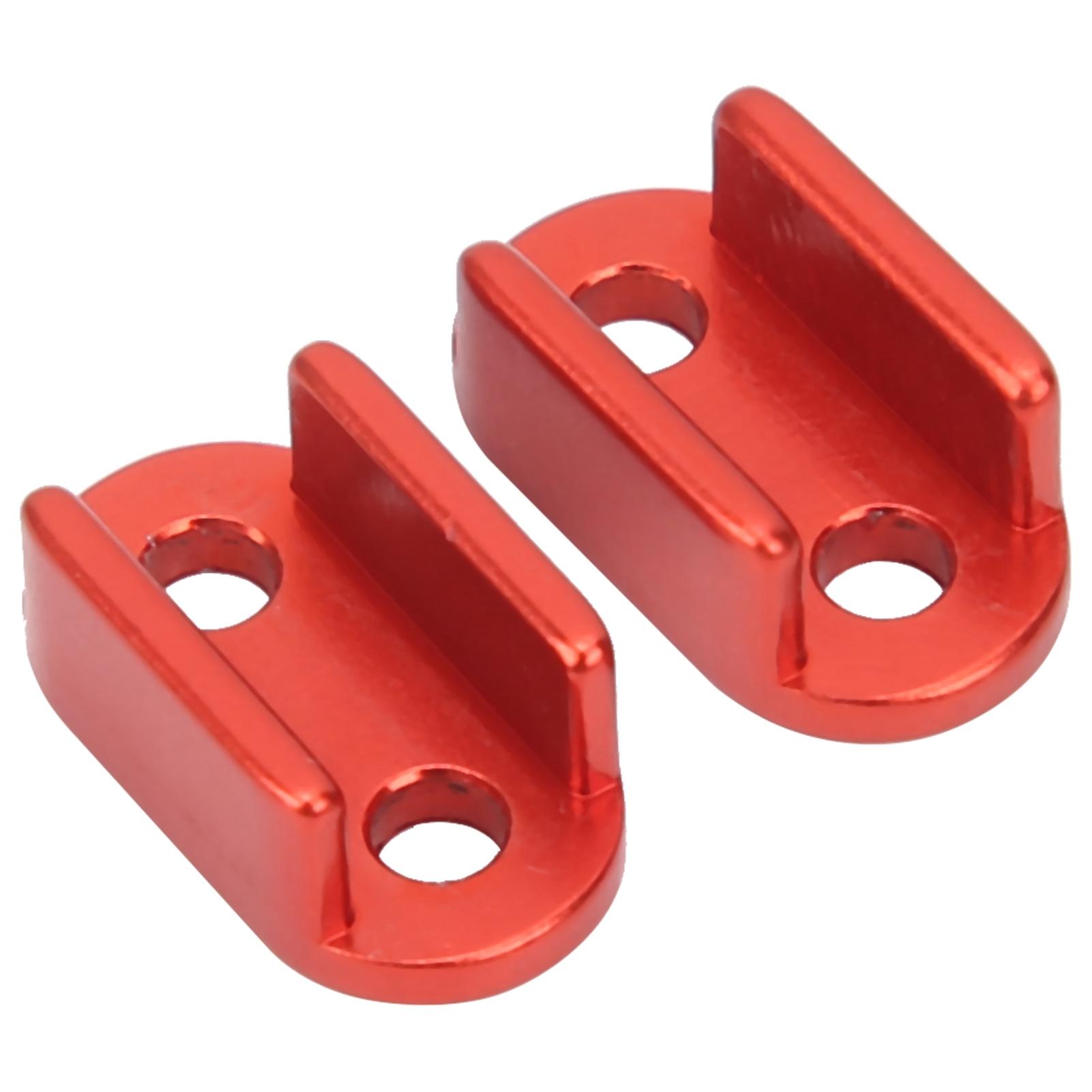 

2Pcs RC Rear Axle Leaf Spring Suspension Mount Plate Fit for WPL D12 1 10 Remote Control TrucksRed