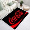 Red Black Splash Coca Cola Logo Non Slip Floor Rug Retro Vintage Drink Brand Washable Indoor Living Room Bedroom Decor Area Carpet