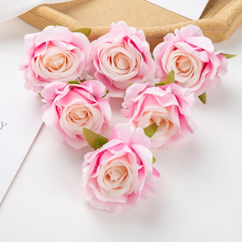 

10/50 шт. Шелковые розы Скрапбукинг Свадьба Сад Дом Вечеринка Декор Рождественские венки Аксессуары Конфетная коробка Искусственные цветы Дешево 10pieces