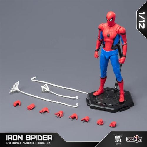 HiPlay Fondjoy 1/12 Spider-Man Stark Suit MV24208 Pre-Colored Plastic Model Kit