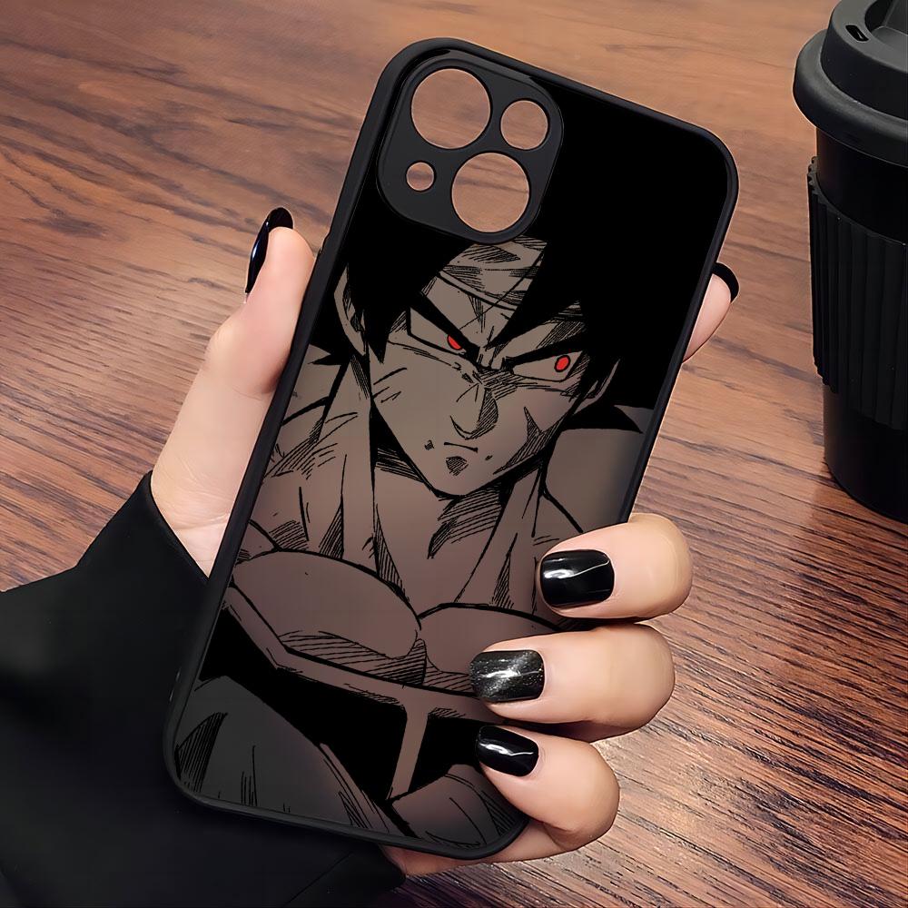 Black Anime D-Dragon Balls Phone Case For Samsung Galaxy S25 S24 S23 S22 S21 S20 S10 FE Note20 Plus Ultra Lite 5G Back Cover