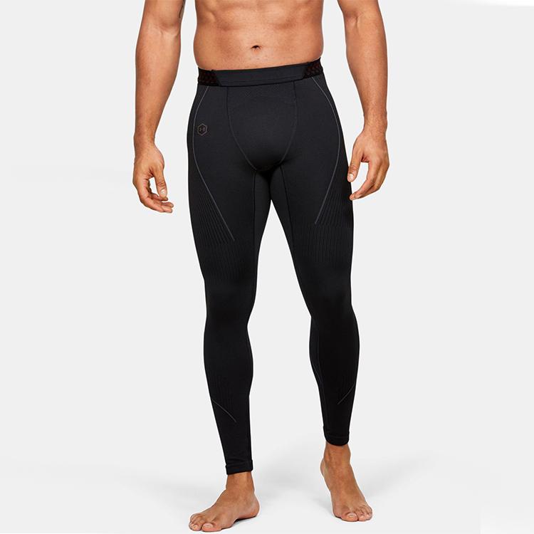 Under Armour Rush Seamless Training Leggings Men Leggings Black 1351456-001