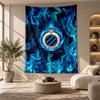 Decorative Tapestry,Club Brugge FC Printed Wall Art, Lightweight Wall Hanging For Bedroom Background