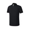 FILA Golf Series Simple Comfortable Versatile Solid Color Breathable Short Sleeve Polo Shirt Men Polo Shirts Deep-Black A11M525103F-BK