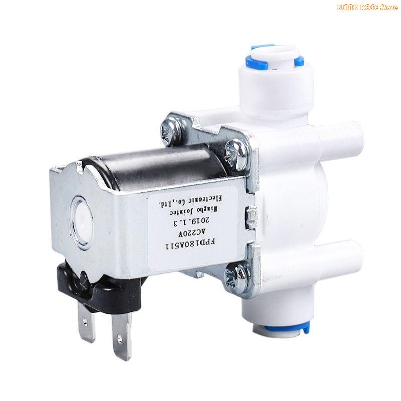 K1AE Plastic Water Solenoid for Valve 220V 1/4" Thread NC Quick Inlet for Val