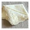 Vivienne Hand Towel 30x30cm Ivory Cotton Bijou Series Lace Embroidery