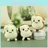 Charming Plush Sandwich Keychain Fluffy Bread Stuffed Toy Perfect For Kids