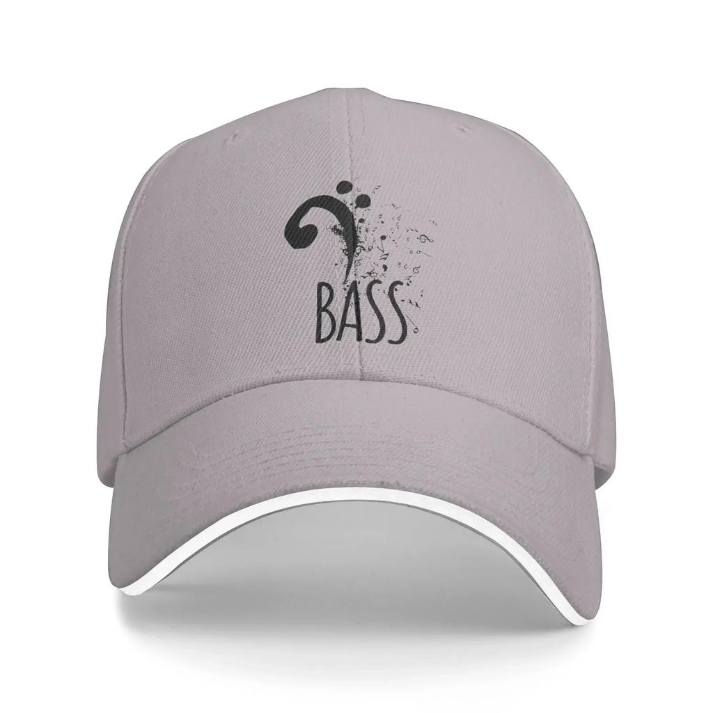 Bass Clef Music Logo Baseball Cap Notes Abstract Men Adult Custom DIY Hip Hop Hats Summer Classic Kpop Rock High Quality Caps