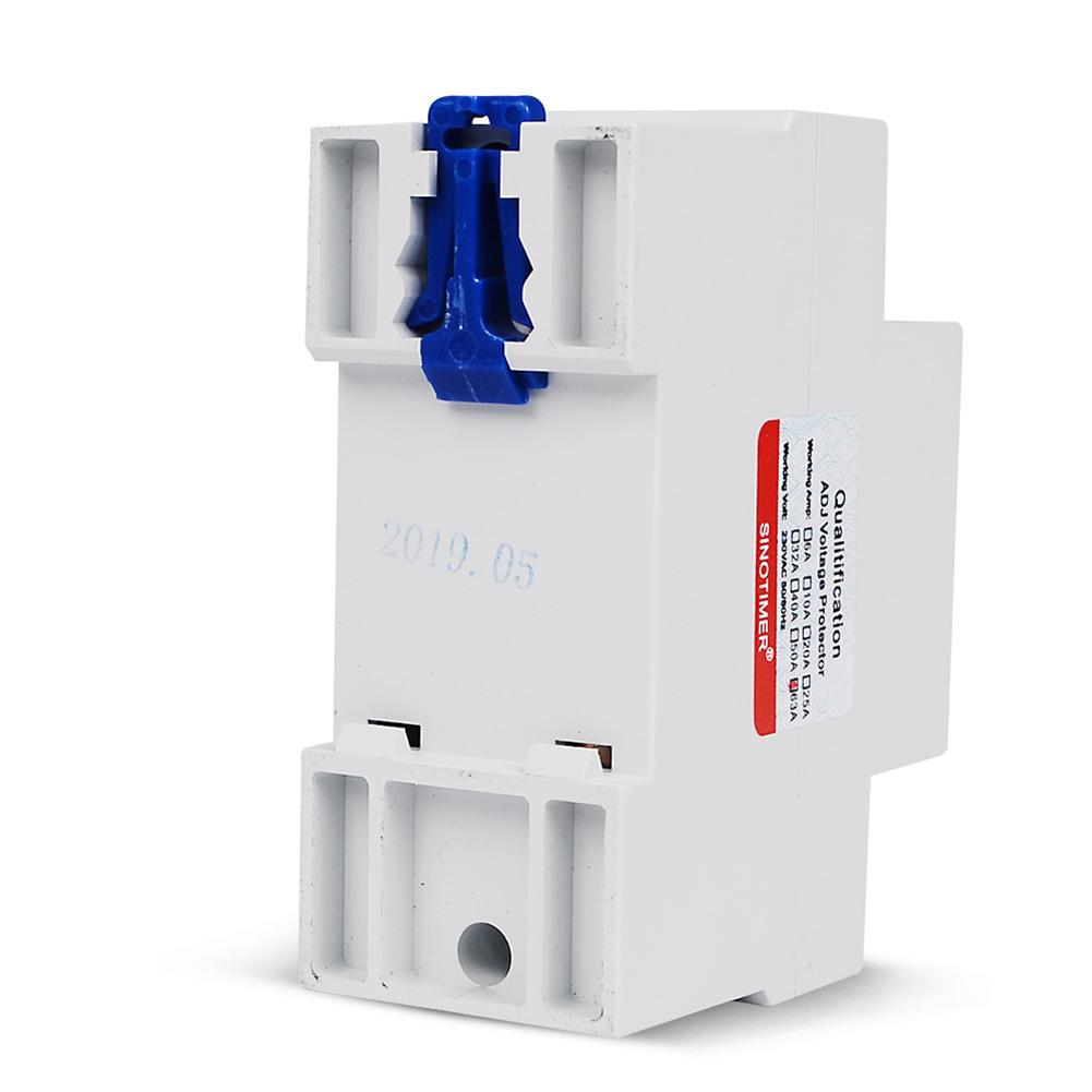 230VAC Over/Under-Voltage Current Protector Single Phase Adjustable Over and Under Voltage Protector for Home Office Appliance
