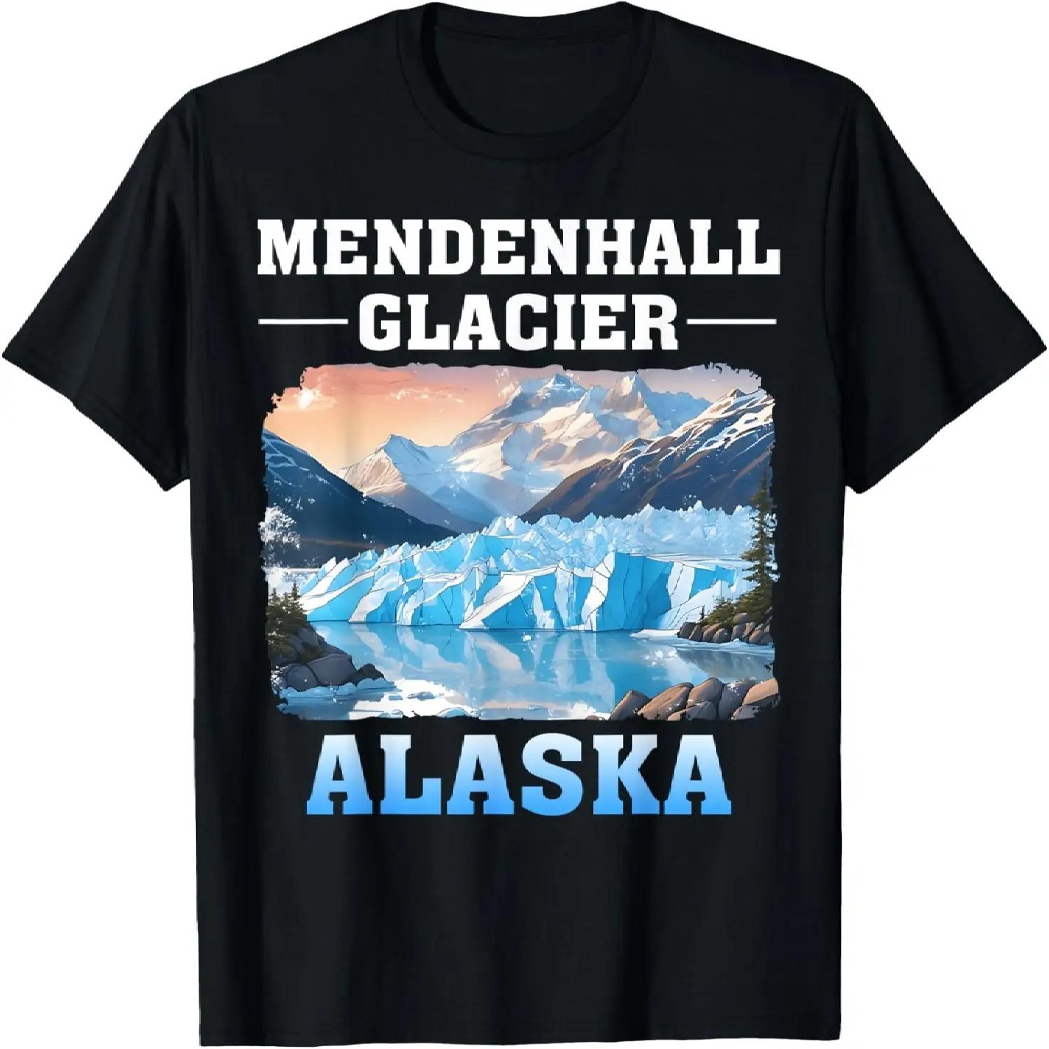 Mendenhall Glacier Alaska Outdoor Hiking Camping T-Shirt S