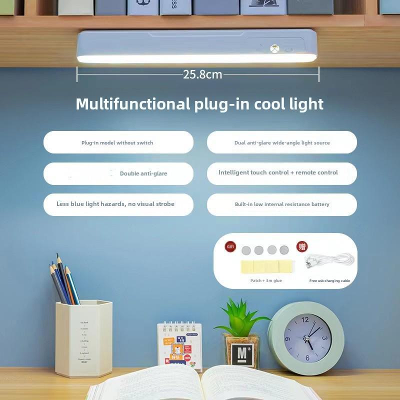 USB Rechargeable Eye Protection Desk Lamp with Remote Control for Dorms and Bedroom