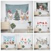 Natal Ano Novo Padrão Gnomo Anão Sala de Estar Quarto Tapeçaria Decorativa
