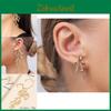 Coral Animal Design Alloy Earrings For Women Trendy Spring 2025