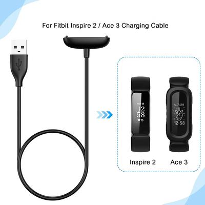 USB-Ladekabel für Fitbit Inspire HR Inspire 2 Inspire 3 Smartwatch Ladekabel für Fitbit Ace 2 3 Magnetischer Netzadapter