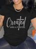 Created with a Purpose Rhinestone T-shirt
