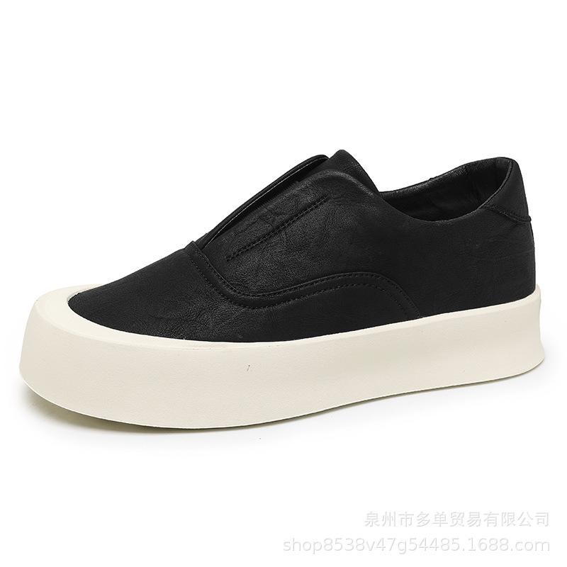 

Four seasons casual shoes thick baseplate shoes sports advanced comfortable casual shoes 39 чёрный