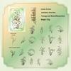 Momo Plants Sticker Pack - Unfinished Sketch Series for DIY Journal Decoration (6 Types)