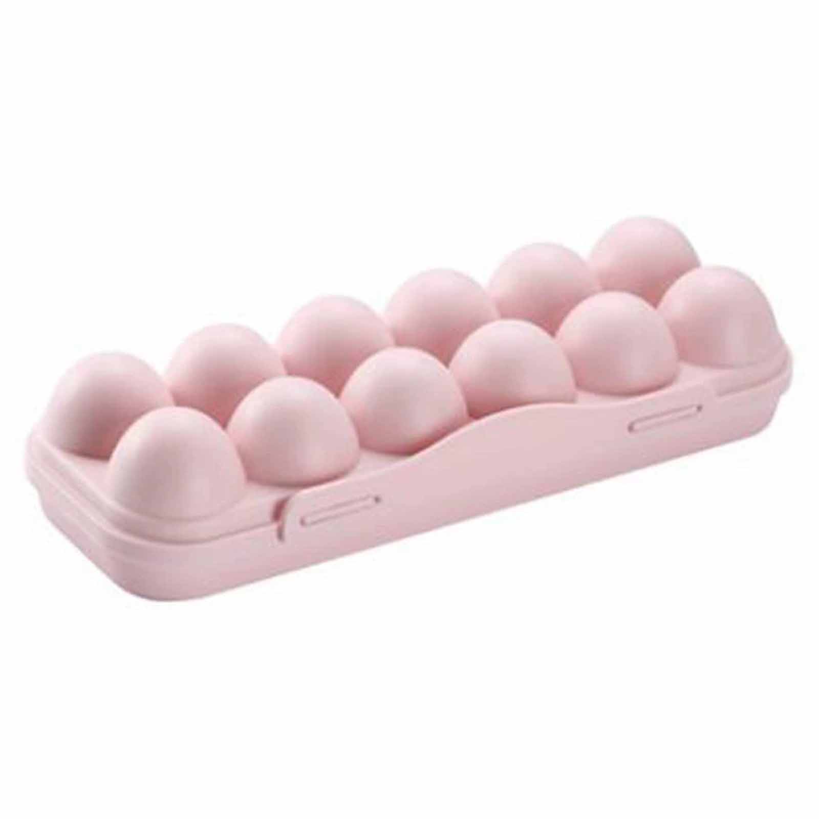 

Portable Shockproof Egg Tray – Drop-Proof Plastic Egg Storage Box for Refrigerator, Household Egg Preservation Container One Size
