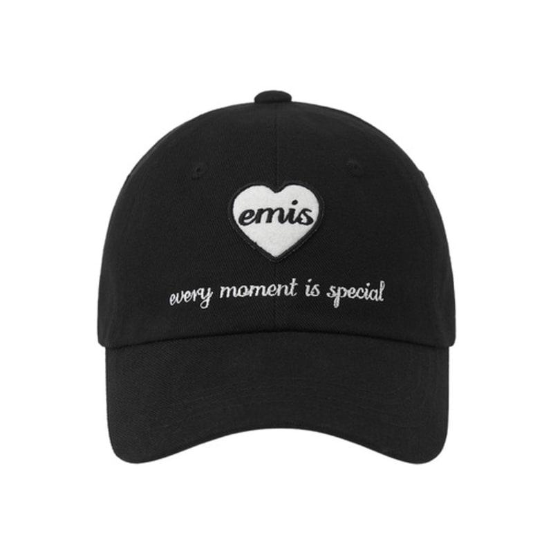 

EMIS HEART Crest BALL CAP - BLACK BLACK