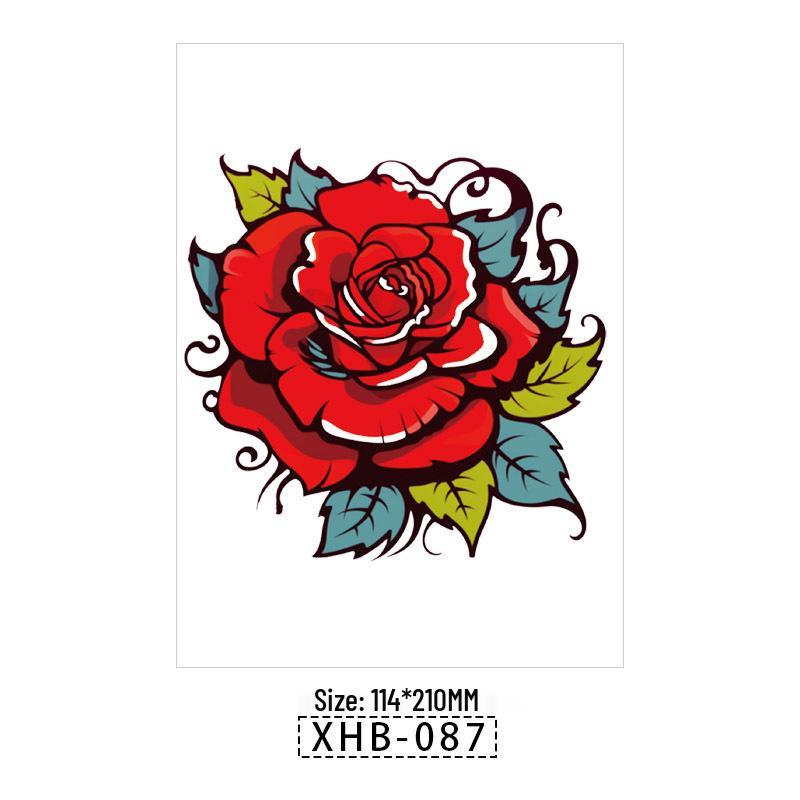 Skull Geisha Sweatproof Tattoo Sticker - Women's Small Full Arm Design