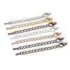 Lobster Buckle Extension Tail Chain, DIY Bracelet Necklace Accessories, Jewelry Making Connection Extension Chain Handmade Materials