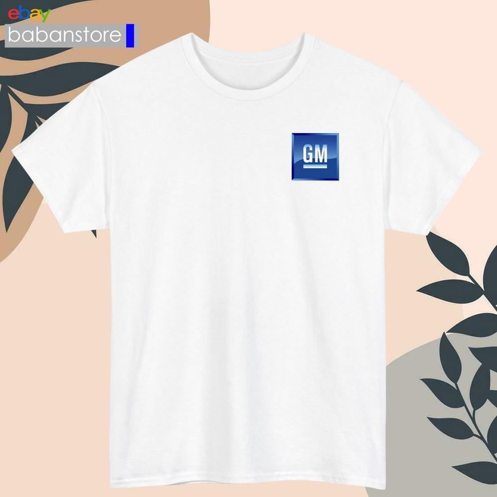 

GM General Motors Small Logo Black/White/Gr wbr/ ey/Navy/Red/Li wbr/ ght Blue TShirt S5XL Unisex T-Shirt XXXXL