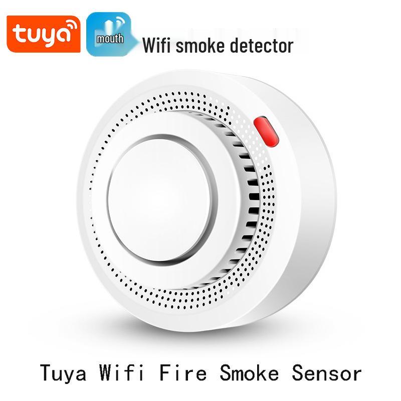 Graffiti WiFi Smart Smoke Detector - Tuya Smoke Sensor Alarm No