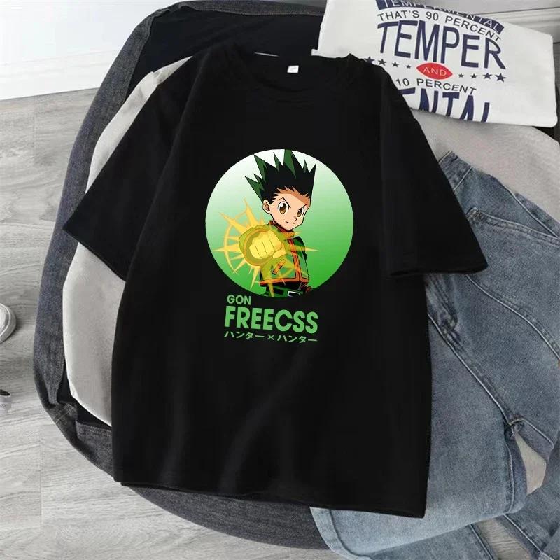 Y2k Women T Shirt Hunter X Hunter Kawaii Japanese Anime T-shirt Harajuku Fashion Casual Funny T-shirts Short Sleeve Summer Tops