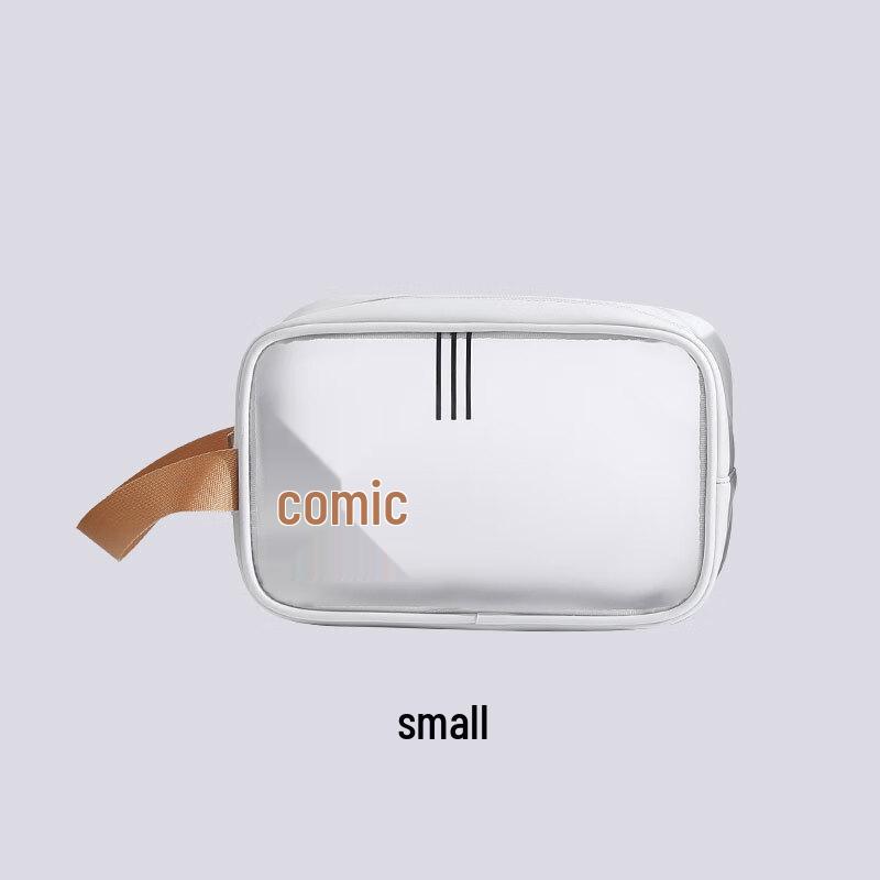 Cartoon Transparent 3-Piece Travel Pouch Set 3-Piece Set