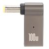 Type C Female Input to DC Adapter Portable PD Adapter 100W Type C Female to 5.5x1.7mm Laptop Charging Port Adapter
