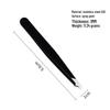 Precision Stainless Steel Eyebrow Tweezers & Trimmer Set with Eyelid Tape