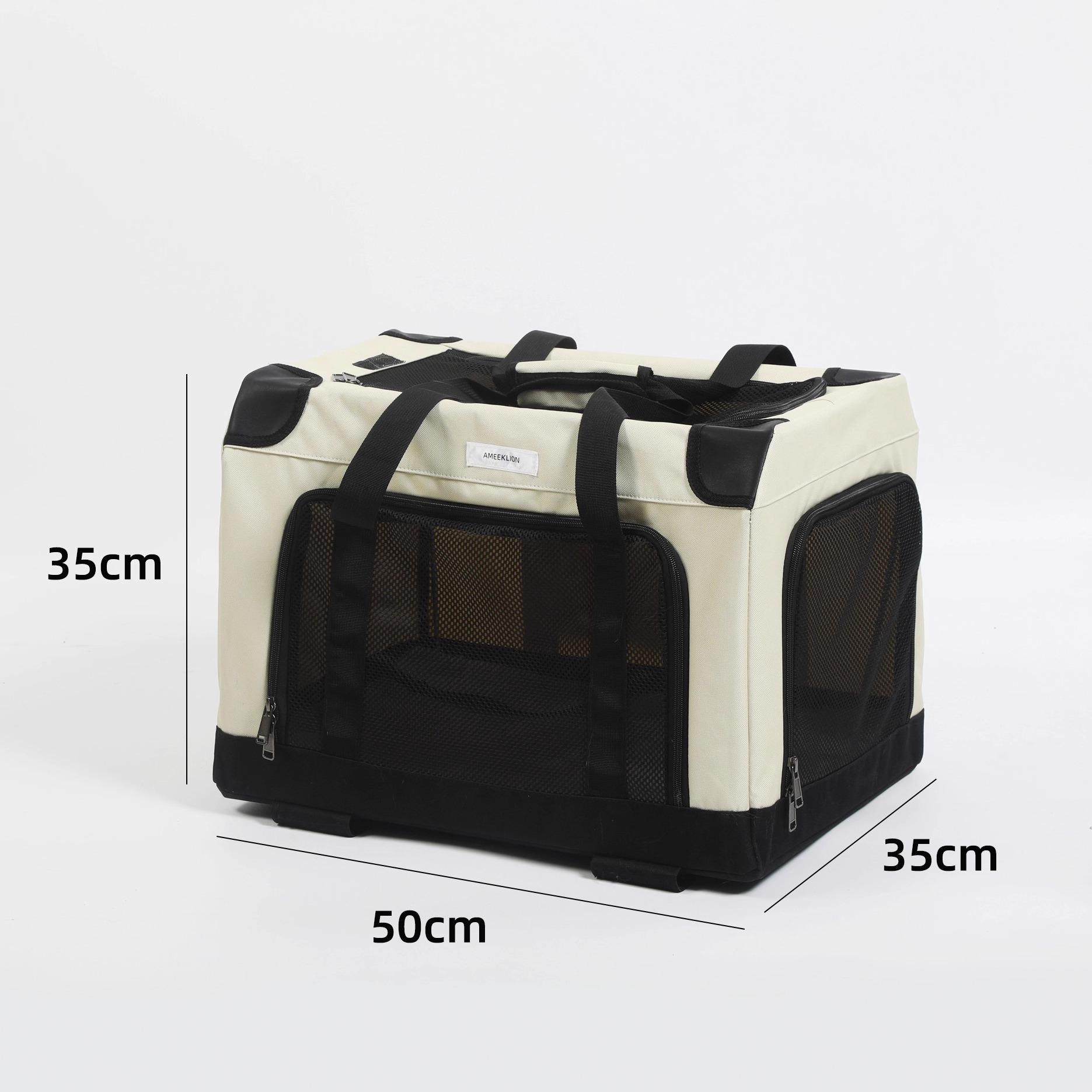 

Pet Trolley Box Large Cat Bag Multi Cat Outing Portable Bag Large Capacity Car Dog Bag