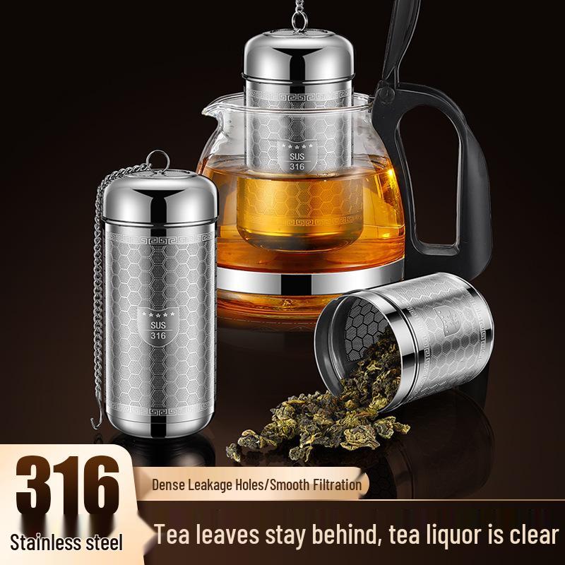 316 Stainless Steel High-Density Mesh Tea Infuser and Strainer