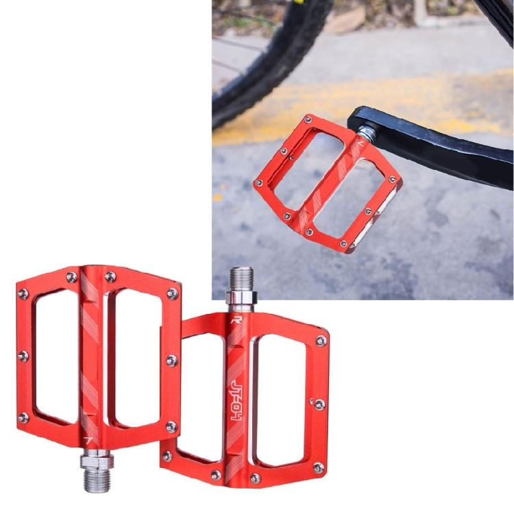 Light Weight Bicycles Platform Pedals 8 Pins Nonslip Bicycles Pedals for Mountain Cycling Road Bicycles Enduring