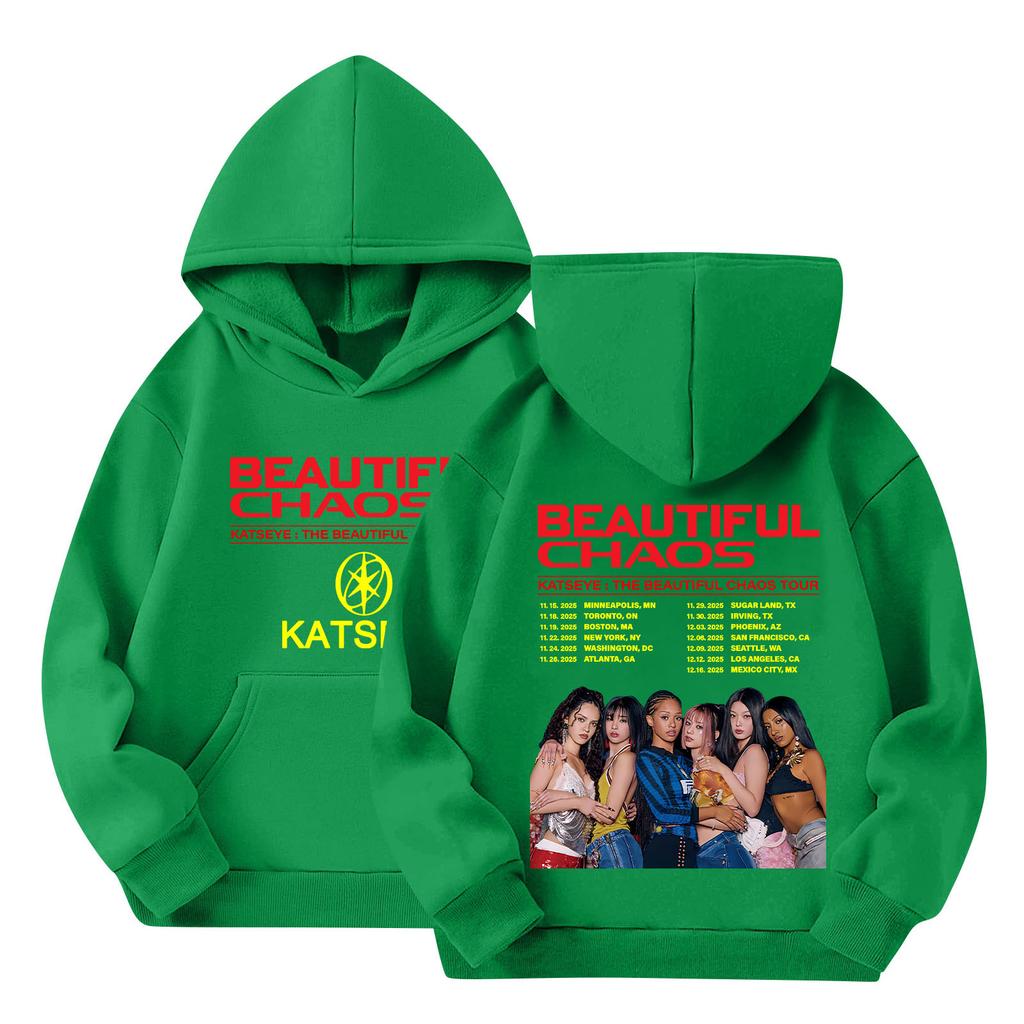 Hanorac pentru copii cu glugă, imprimat gradient, cu mâneci lungi, hanorac larg pentru femei, hanorac