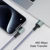 Nylon Braided USB-C to Lightning & USB Charging Cable for iPhone & Samsung - PD Fast Charge