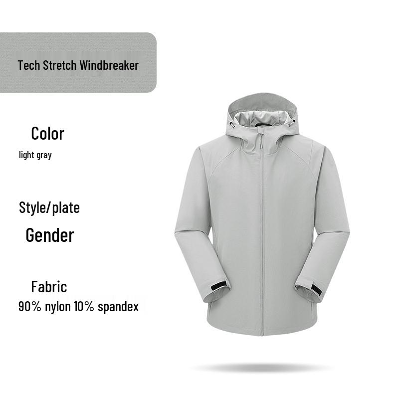 

Yi Gong s Unisex Outdoor Windbreaker - Perfect for Workwear and Custom Logo Printing XL