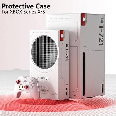 Ochronna osłona magnetyczna PU do konsoli do gier Xbox Series SX, pełna obudowa, magnetyczne zamknięcie, pyłoszczelna obudowa do konsoli XBOX X/S