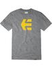 Tricou Etnies Icon cu Mânecă Scurtă Gri/Galben Unisex