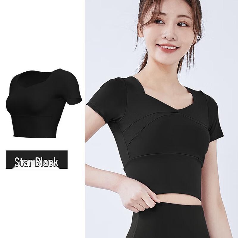 Miling Women s Short Sleeve Quick-Dry Sports Top M