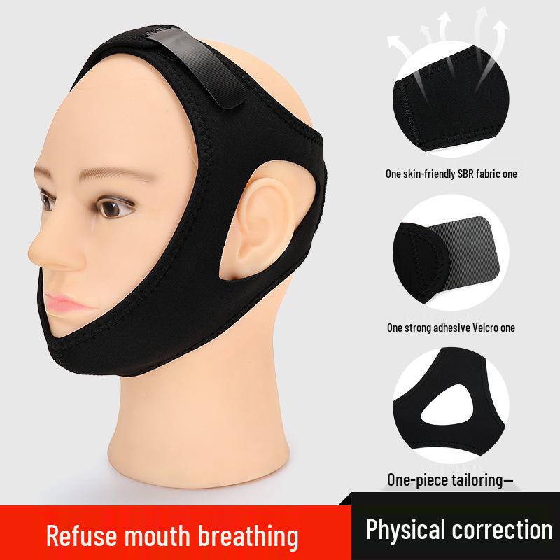 

Triangle Chin Support Anti-Snoring Strap - Jaw Protection Device for Open Mouth Snoring and Correcting Face Shape