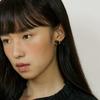 Onyx Ribbon Earring