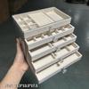 New Transparent Home Desktop 5-Tier Countertop Drawer Jewelry Box Storage Box Earring Storage Box, Jewelry Boxes