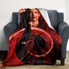 1pc Descendants The Rise of Red1 Blanket, Gift, for Men and Women, Soft Blanket, Good for Sofa Bed Couch Travel, Lightweight Flannel Blanket