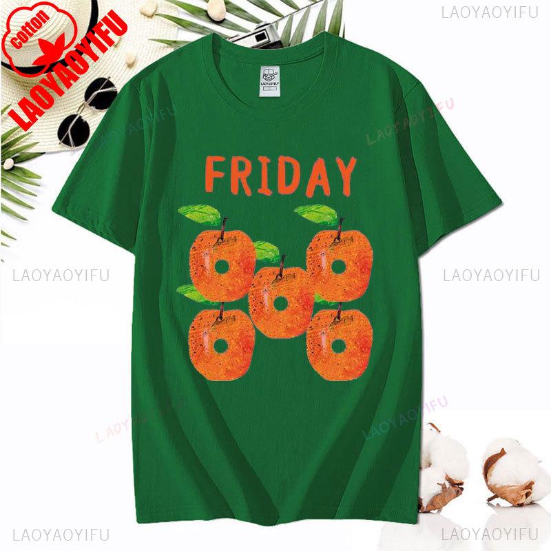 Tričko Unisex Hladová housenka Vtipné Tričko s potiskem pro milovníky knih Hladová housenka Ovoce Tričko Topy