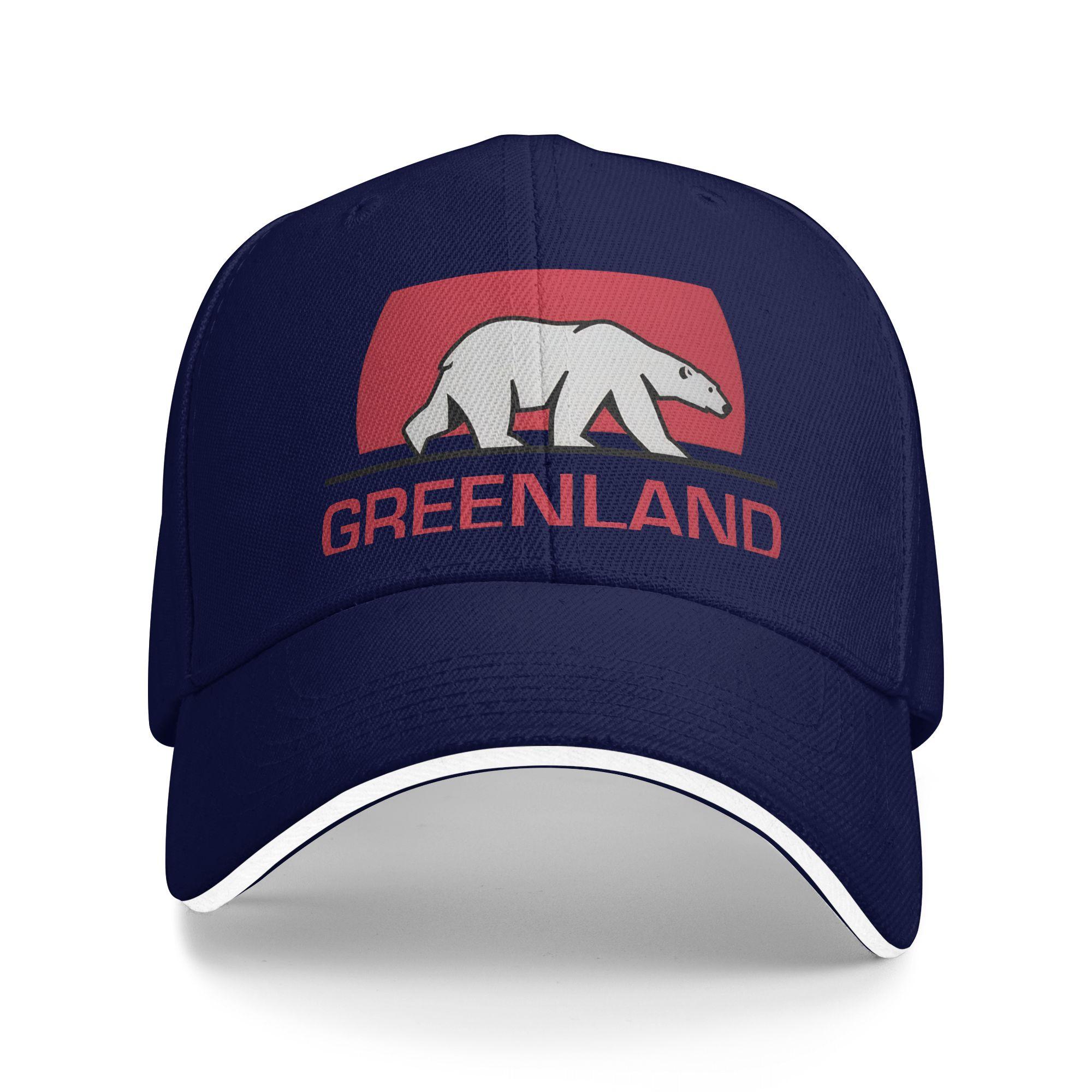 

Baseball Cap Greenland Flag Bear Stuff Unisex Women Trucker Hat Hats Cap Fashion Daily All Seasons Travel Adjustable Fit Headwear One Size