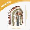 Indian Feather Headdress Hat for Masquerade Performance Show
